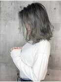 担当 照井 グレージュ×抜け感ミディアム