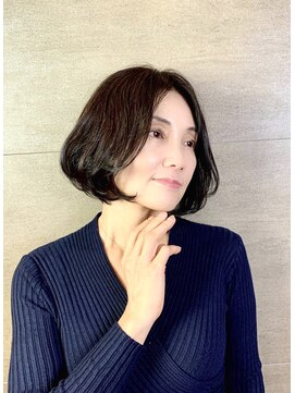 ステラ(STeLLa) 50代からの自然美!オーガニックボブスタイル【近藤】