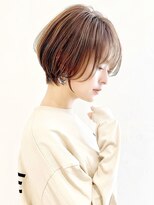 アンド ストーリーズ(&STORIES)&nbsp;大人可愛い/ショートボブ/耳掛けショート/アッシュ/大人女性