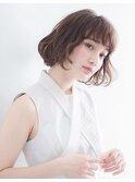 【THREEbyKEEP尾山台、木田】大人かわいいショートボブスタイル