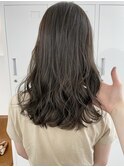 オリーブグレージュ イルミナカラー オリーブカラー 透明感