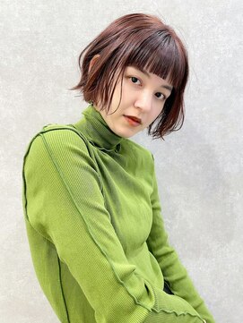 ケーツー エム 京都ラクエ(k-two emu) 簡単ニュアンスショートボブ♪_雰囲気◎ワイドバング__四条烏丸