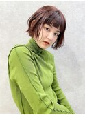 簡単ニュアンスショートボブ♪_雰囲気◎ワイドバング__四条烏丸