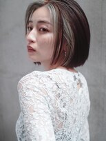 レジュアル(RESSUAL) イヤリングカラー ボブ 大人かわいい フェザーバング