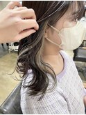 インナーホワイトベージュ/イヤリングカラー