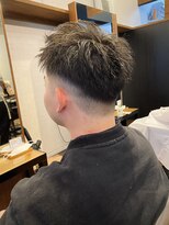 アイリーヘアデザイン(IRIE HAIR DESIGN) 【IRIE HAIR赤坂】フェードスタイル×アップバング×束感