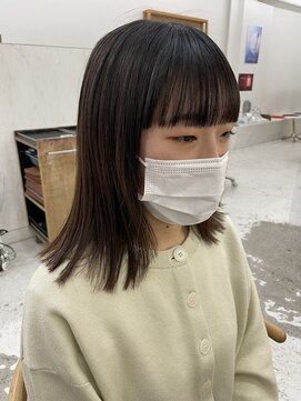 エンドリンク(endlink) ワイドバング×ミディアムヘア