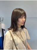 外ハネレイヤー　ボブレイヤー　切りっぱなしボブ
