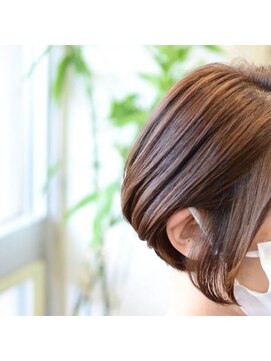 ポタム 東中野(potamu) 丸みグラデーションボブ