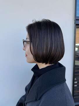 アウラヘアーサロン(aura hair salon) まるいボブ