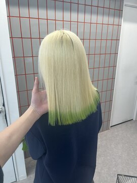 ペレ 渋谷(PELE) 切りっぱなしボブ/エアリーロング/美髪/ピンクブラウン/渋谷