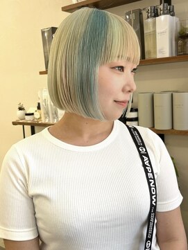 ソソ(soso) 【soso 伊勢田】ミニボブ【横浜/ブリーチ】