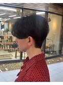 センターパート ダウンパーマ 表参道