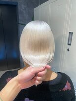 ニューワン バイ ネイバー 立川(Newone by neighbor)&nbsp;レイヤーカットナチュラルハイトーンデザインカラー[立川駅]