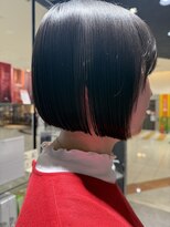 サンカリ イオンモール新居浜店(SANKARI) 切りっぱなしボブand顔周りレイヤー