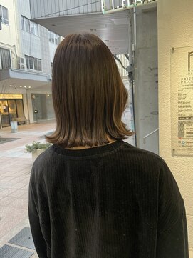 エイトヘアー(8 HAIR) くびれボブ×ベージュブラウン！