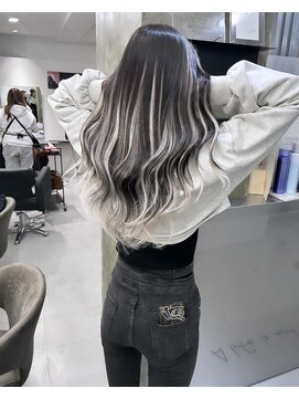 キング 枚方店(K!ng) 縮毛矯正髪質改善ハイライトレイヤーカット枚方美容室エクステ