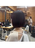 切りっぱなしボブ