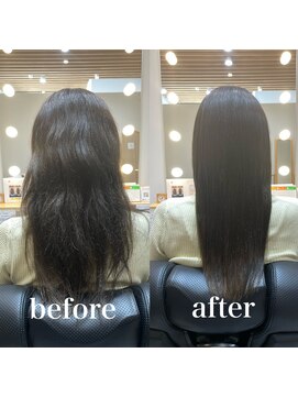 ツヤと髪 クリム(crim) 髪質改善ヘアエステ　ロング　白髪染め　30代、４０代、20代