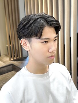 ハレ ヘアサロン(Hale hair salon) Haleブルーブラックフェザーパーマサーフカールニュアンスパーマ