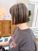 ノエ(noe)&nbsp;くびれヘア/アプリコットオレンジ/ハイライトカラー/栄r157