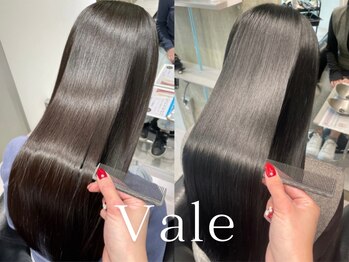 ベール(Vale)の写真/高品質の“髪質改善×縮毛矯正”で強いクセもツヤ＆潤いのあるストレートに♪ワンランク上の艶髪へ◎