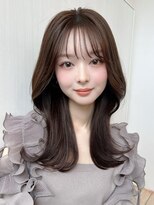 ラルユー 金山(LallYou)&nbsp;20代小顔に見える！くびれレイヤー × オリーブグレージュ