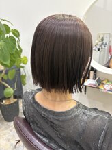 シーズ(Seeds)&nbsp;切りっぱなし風bob×アンバーカラー