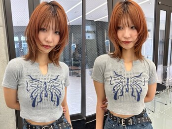 プリュム(plumu.)の写真/《憧れの韓国ヘアをGET★》"レイヤーカット&ハッシュカット"が大人気！小顔◎中顔面短縮効果◎結んでも◎