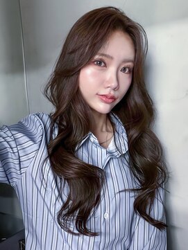 アルバム 渋谷パルコ(ALBUM) ロング小顔顔周りレイヤー韓国ヘアおくれ毛_F21231