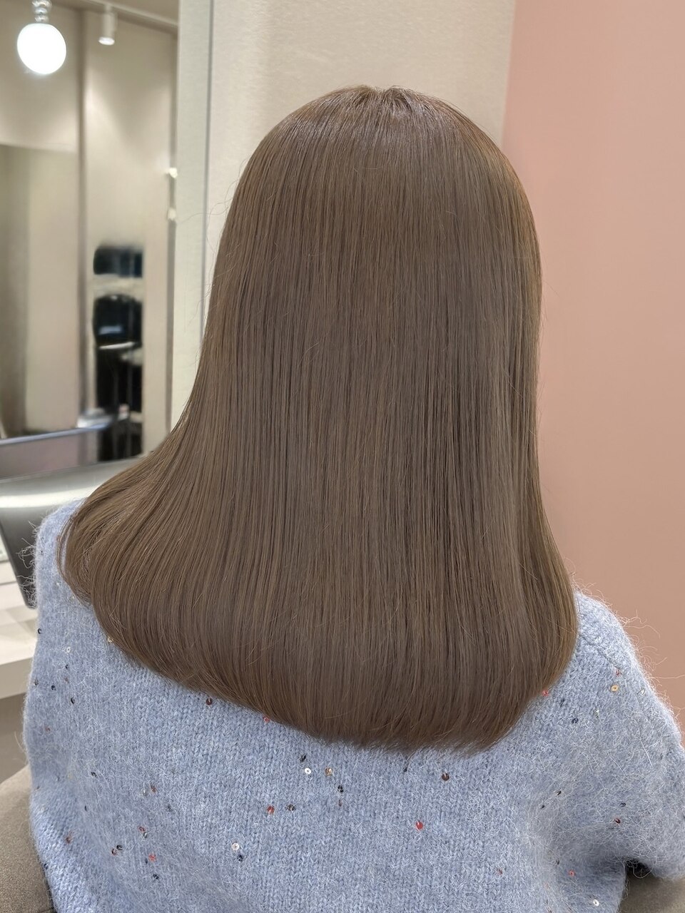 ピンクベージュ/ブリーチなし/表参道/原宿