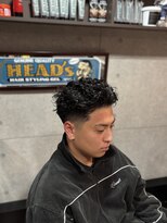 グロウヘアワークス(grow hair works)&nbsp;バックスパイラルパーマ！【床屋、バーバー、フェード】