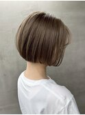 京都西院/ベージュカラー ブリーチ 髪質改善 ダブルカラー