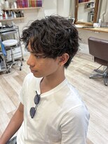 ゼスト 中野店(ZEST)&nbsp;【ZEST中野/イチカ】緩めシャドウパーマ／メンズ