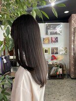 ヘアリゾート マンゴスティン(hair resort Mangosteen) 前上がりシルエットのロングスタイル◎