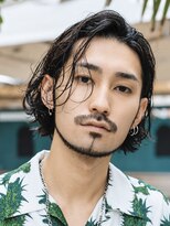 オーシャントーキョーオーバー 渋谷(OCEAN TOKYO OVER)&nbsp;大人メンズにオススメ　色気シースルーボブ