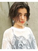 【UNU】センターパートでお洒落な外国人風パーマ♪