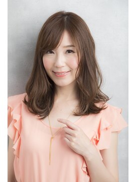 ノブヘアーデザイン 伊勢佐木町店(NOB hairdesign) 〈NOB伊勢佐木町店〉ベージュカラー立体感ヴェールウェーブ