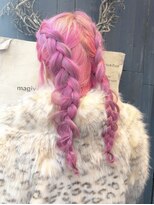 マギーヘア(magiy hair) ピンクカラー magiy ［西部笑］