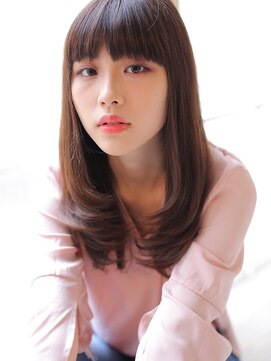 アグ ヘアー レント 巣鴨店(Agu hair rent) 縦ラインで小顔に見せるピュアストレート