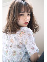 アフロディーテ ヘアーアンドトリートメント 京橋店(afrodite hair&treatment)&nbsp;【afrodite 京橋】ゆるふわエッジミディ２