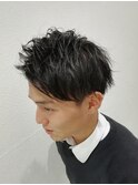 王道パーマスタイル