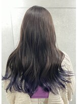 ジンジャー(GINGER)&nbsp;裾カラー×デザインカラー×髪質改善×パープル