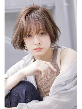 アルマヘア(Alma hair) マロンベージュ☆マッシュショートボブ