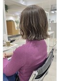 ◆◇アプリエカラーアッシュグレージュ ニュアンスボブ◇◆