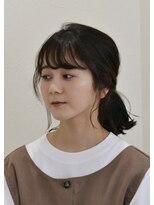 ヘアーランプ(hair Lamp)&nbsp;ゆるポニー＜似合わせカット・くびれヘア・アースカラー＞
