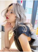 外巻き秋ヘア_グレージュカラーボブウルフココアベージュ_9315
