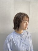 軽やか切りっぱなしボブ