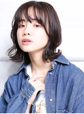 大人可愛い小顔ツヤ髪ツヤ感ナチュラルボブ黒髪ボブ髪質改善A6