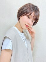 ハウスアンドヘアーワークス(House&Hair works) 前髪長め大人小顔ショート30代40代50代　藤沢